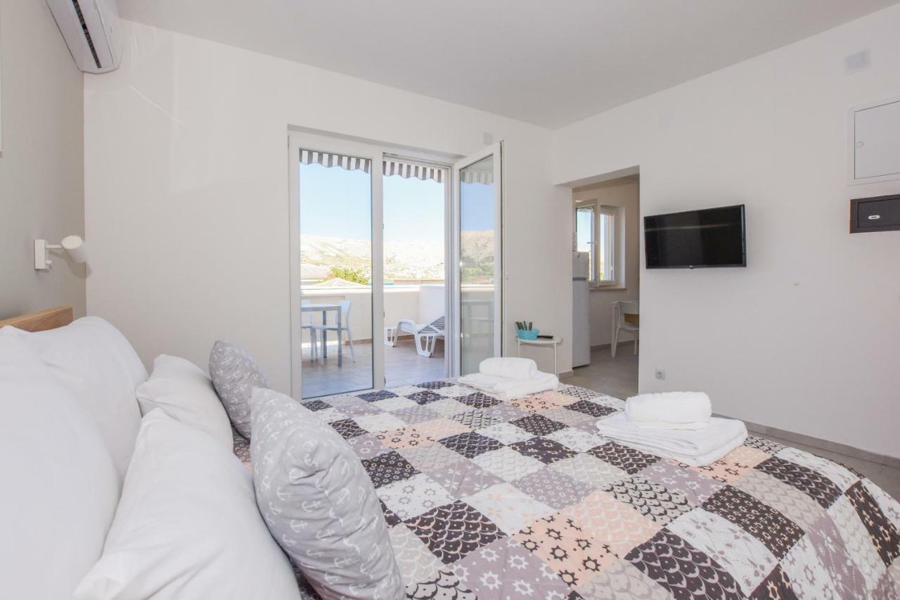 Villa Magena - Luxury Apartments In Pag Center 帕格 外观 照片